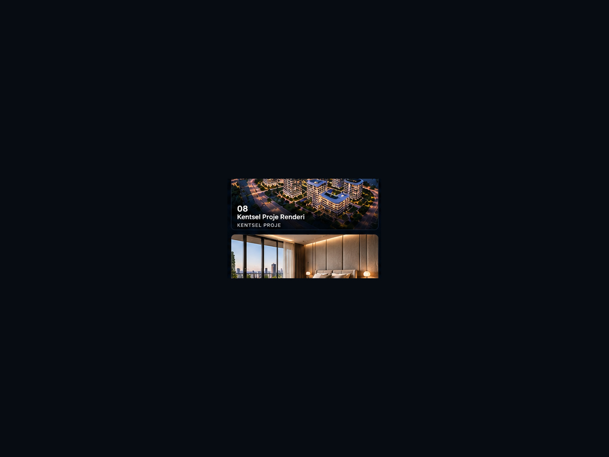 Endüstriyel Yapı Renderi